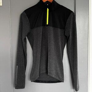Adidas Men’s The Gravel Cycling Long Sleeve Jersey Size XS Gray Black HY6192